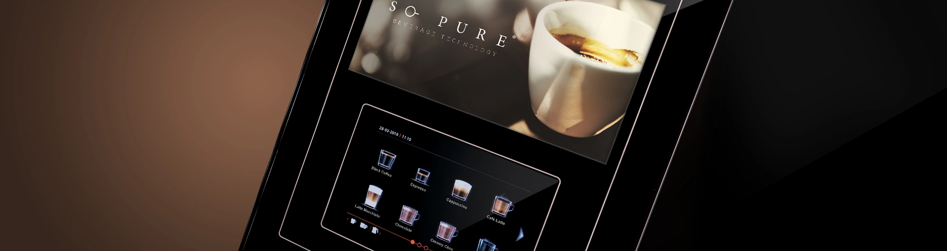 So Pure Platinum Espresso bean-to-cup coffee machine – Swiss brew system, commercial espresso with go-large and decaf options